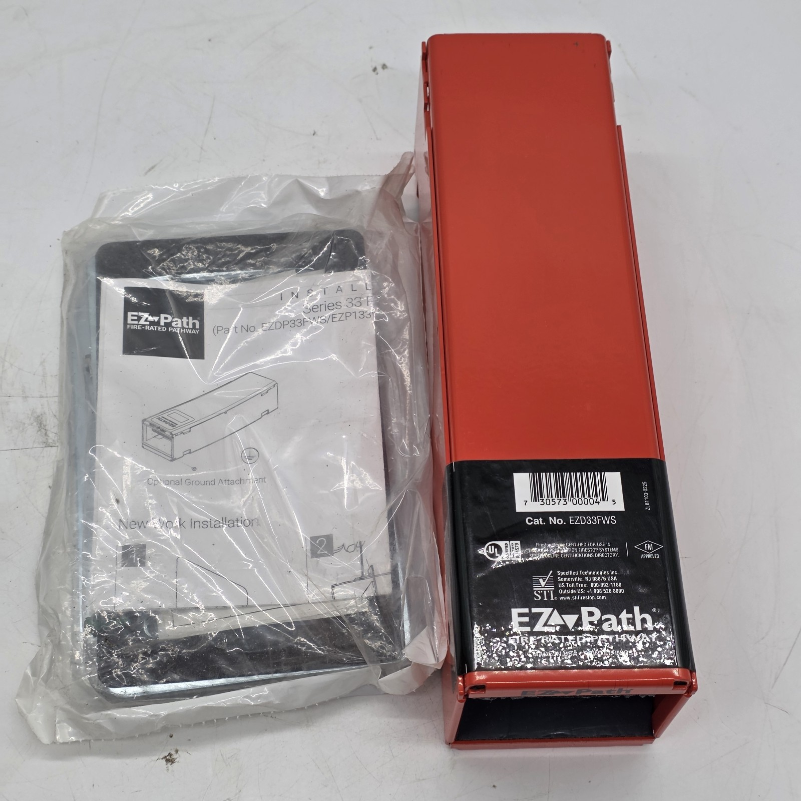 STI EZ Path EZD33FWS Series 33 Fire Rated Pathway Cable Sleeve
