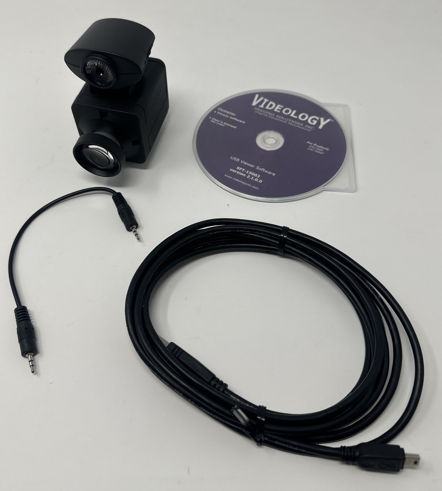 NEW VIDEOLOGY 24C708AF Camera, 5MP Facial Photo-ID Camera w/ Flash, USB