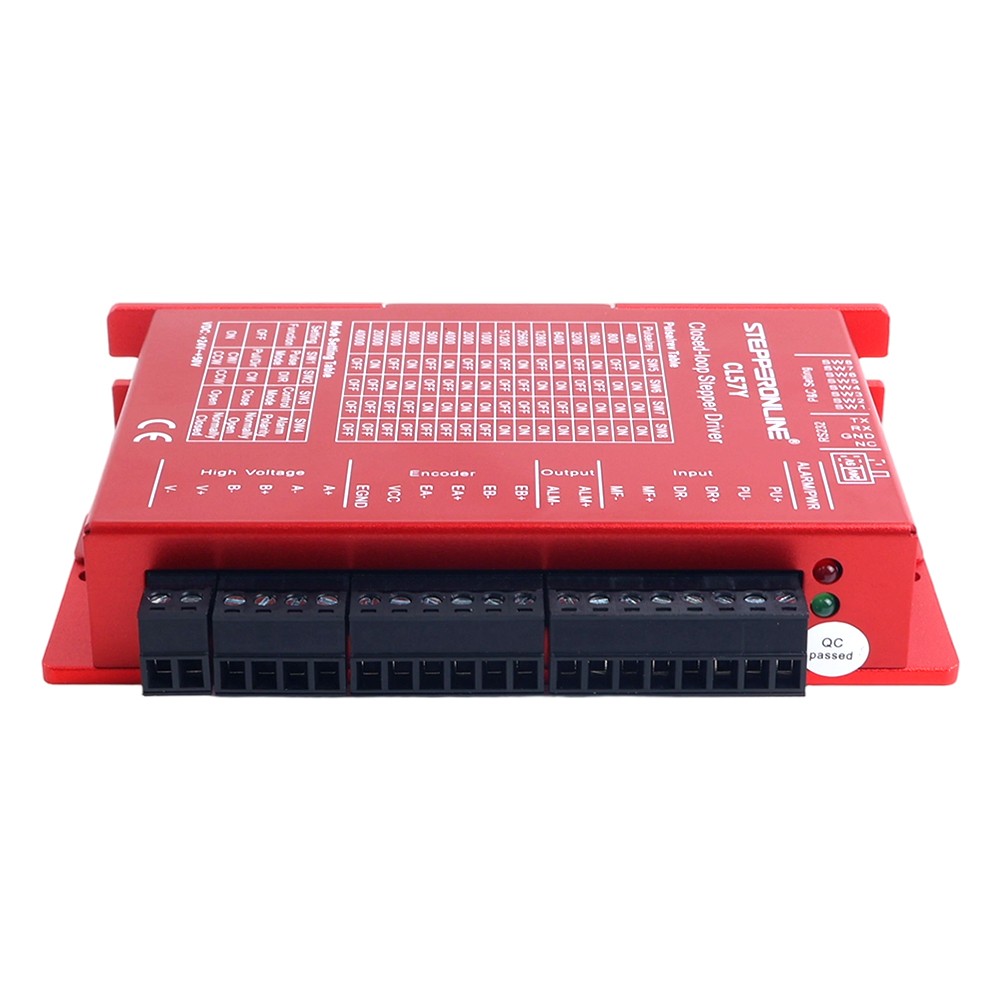 STEPPERONLINE Nema 23/24 Closed Loop Stepper Motor Driver 0-7.0A 24-50VDC CL57Y