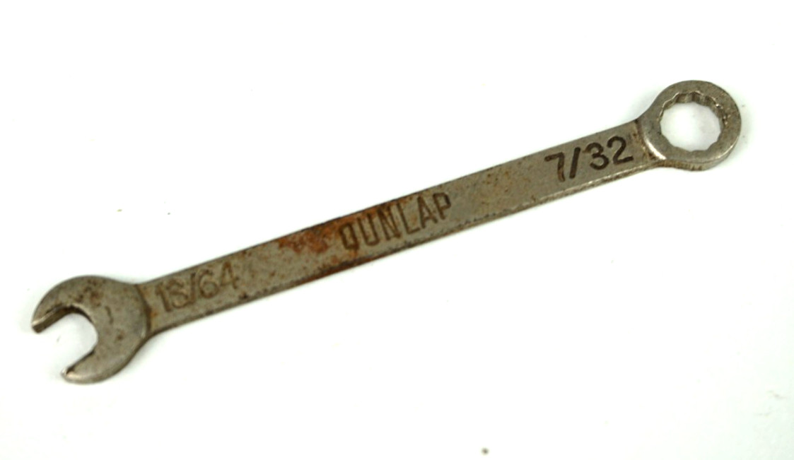 Dunlap 13/64" Open End X 7/32" 12 Point Box Ignition Wrench