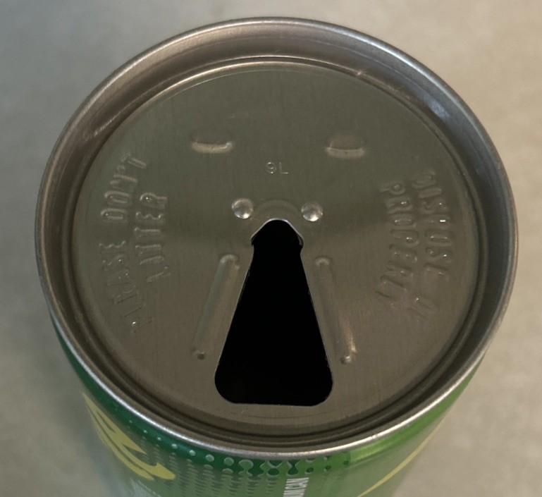 Vintage SPRITE Sugar Free! 12oz. Empty Aluminum Pull Tab Can