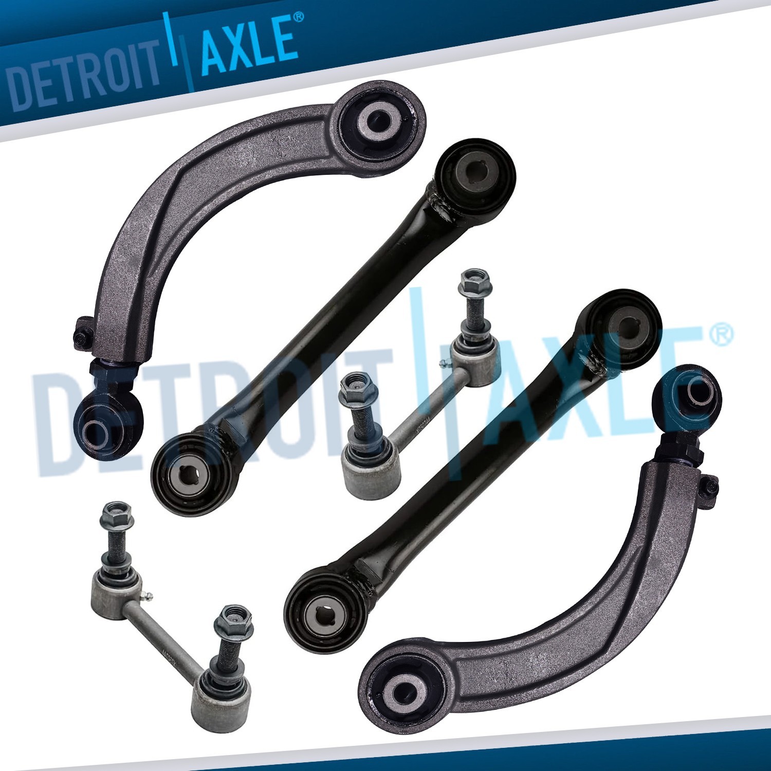 Rear Upper & Lower Control Arms Sway Bars for 2013-2018 Ford Fusion Lincoln MKZ