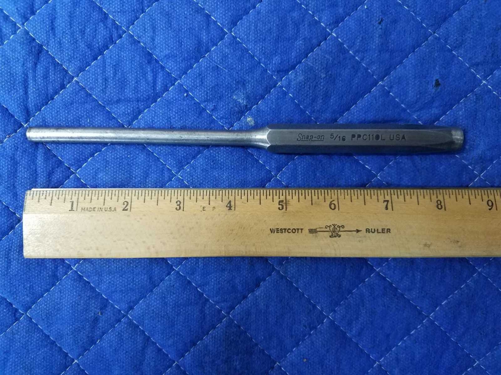 Snap-On Tools PPC110L 5/16" Pin Punch 8-3/4" Long USA