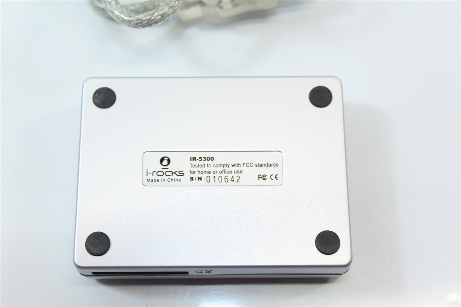 I Rocks Multi Memory Card Reader With Date Cable Model IR-5300 USB