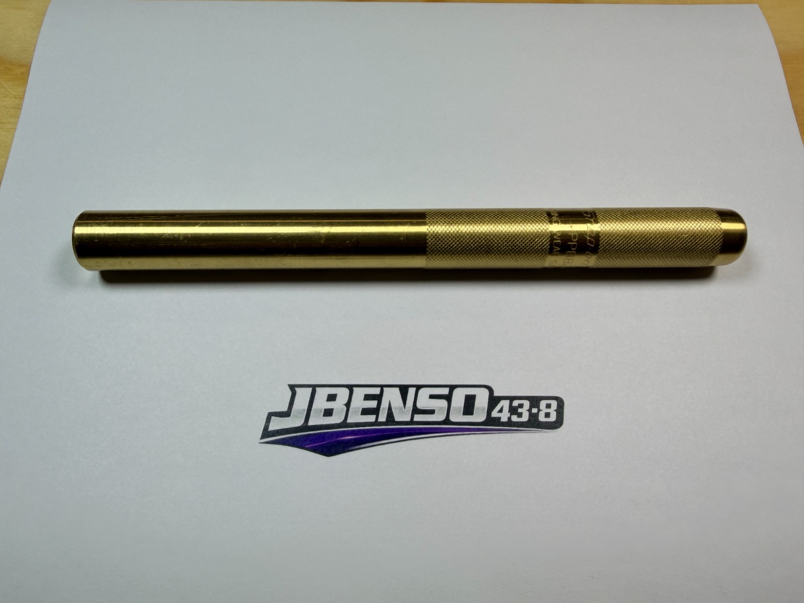 Snap-on Tools USA NEW 8" Length 3/4" Brass Drift Punch PPB824