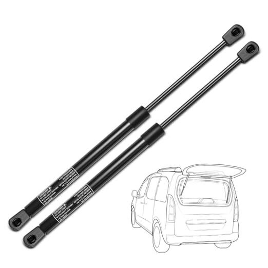 Set of 2 Rear Window Glass Lift Support Struts Gas Shock for Rear Glass Window