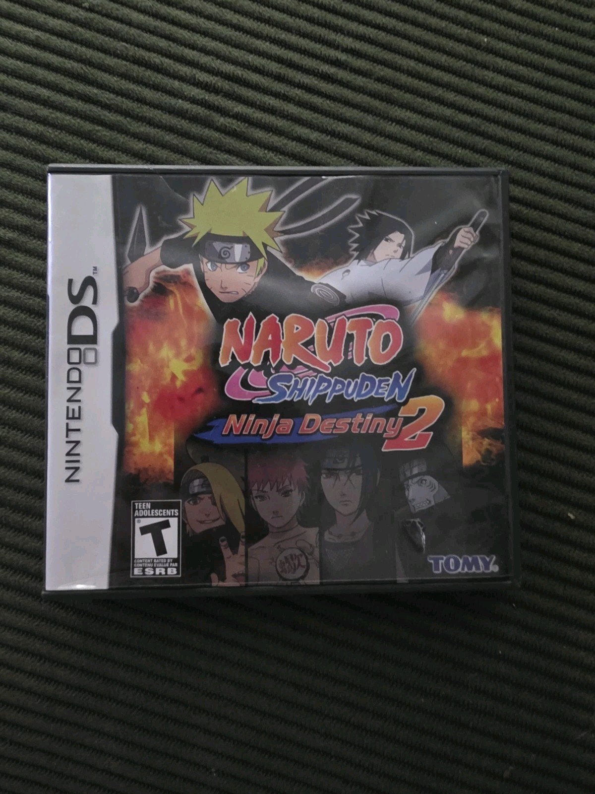 Nintendo DS Naruto Shippuden Ninja Destiny 2 Case & Manual Only – No Game