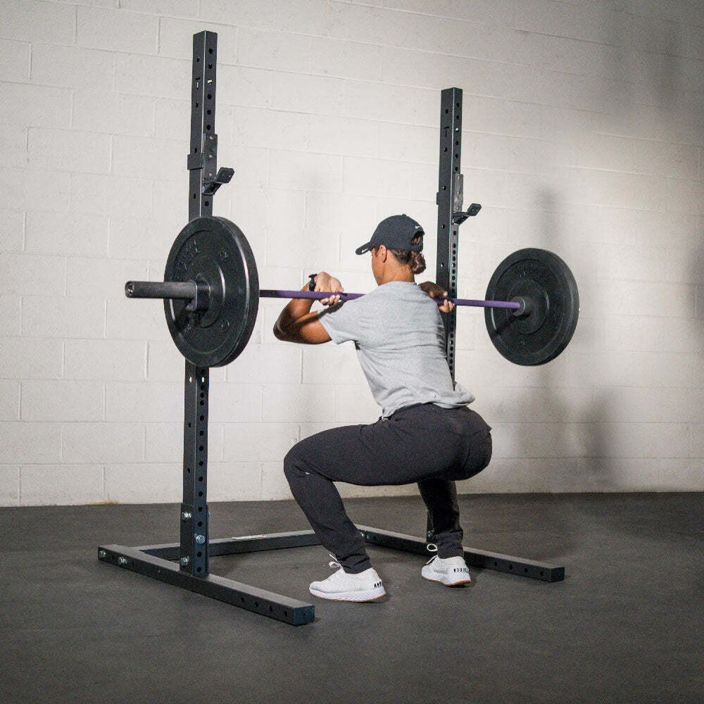 Titan Fitness T-3 Series Short Squat Stand 72" Reinforced J-Hooks