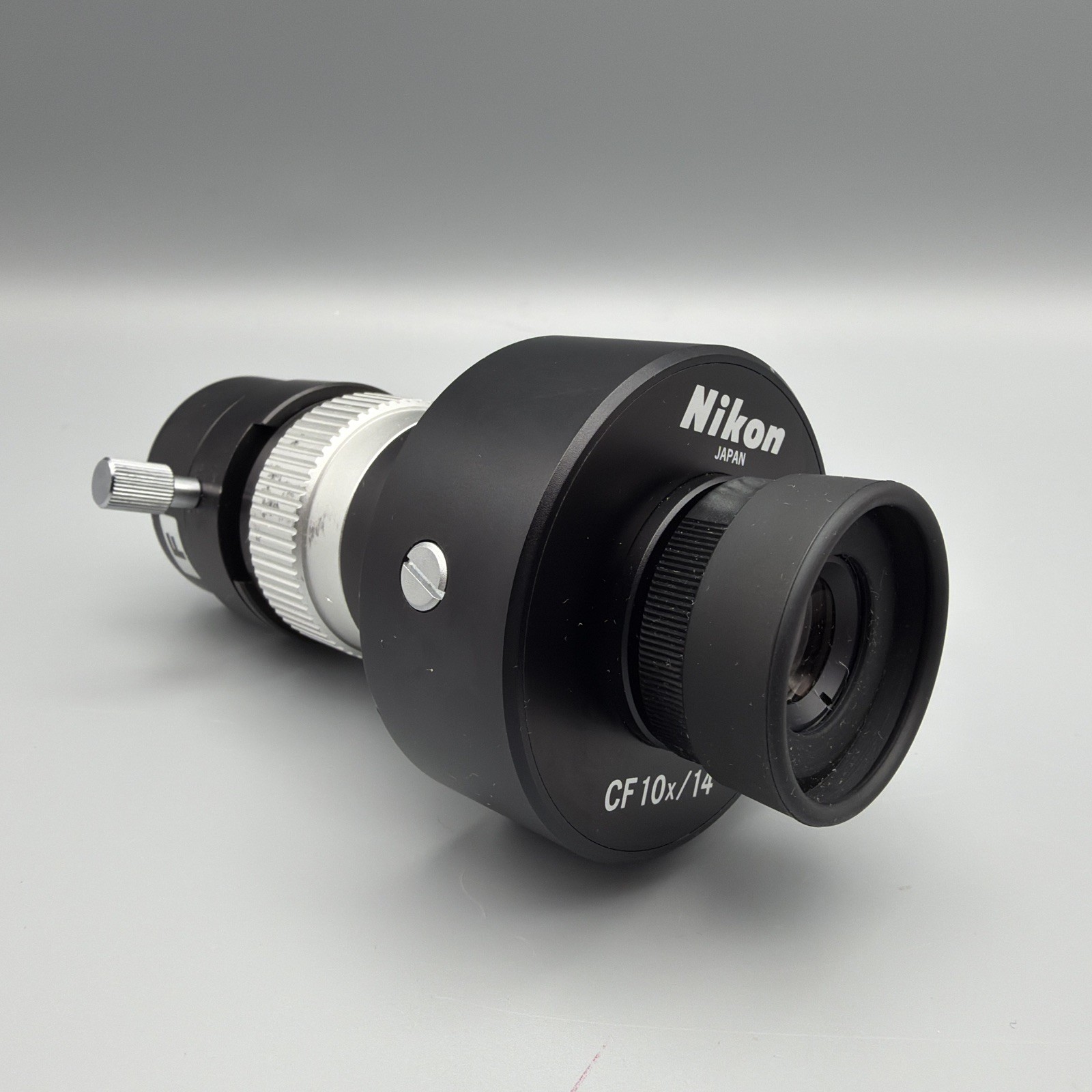 Nikon CF 10X/14 Micrometer Eyepiece Measuring Microscope Eyepiece Japan