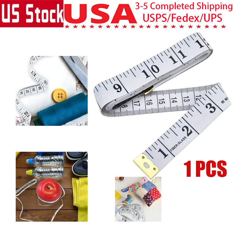 60Inch Soft Tape Measure 1pc Double Sided cm inch Scale Sewing Body Craft