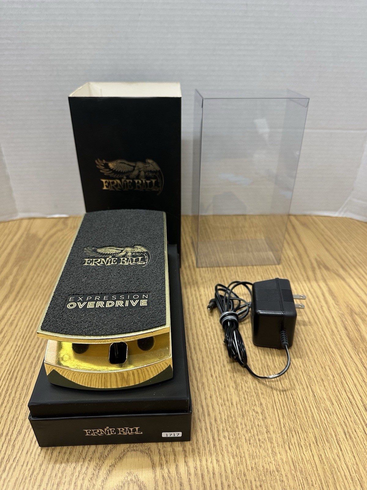 Ernie Ball Expression Overdrive Pedal Gold W/ Power Adapter And Original Box