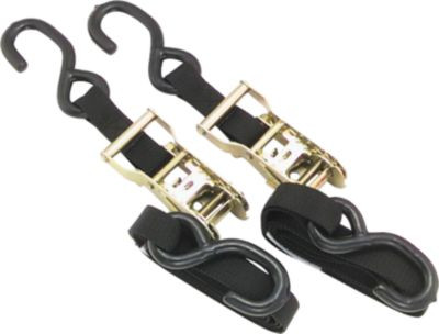 BikeMaster Ratchet Tiedowns Black 1" x 84" (100524)