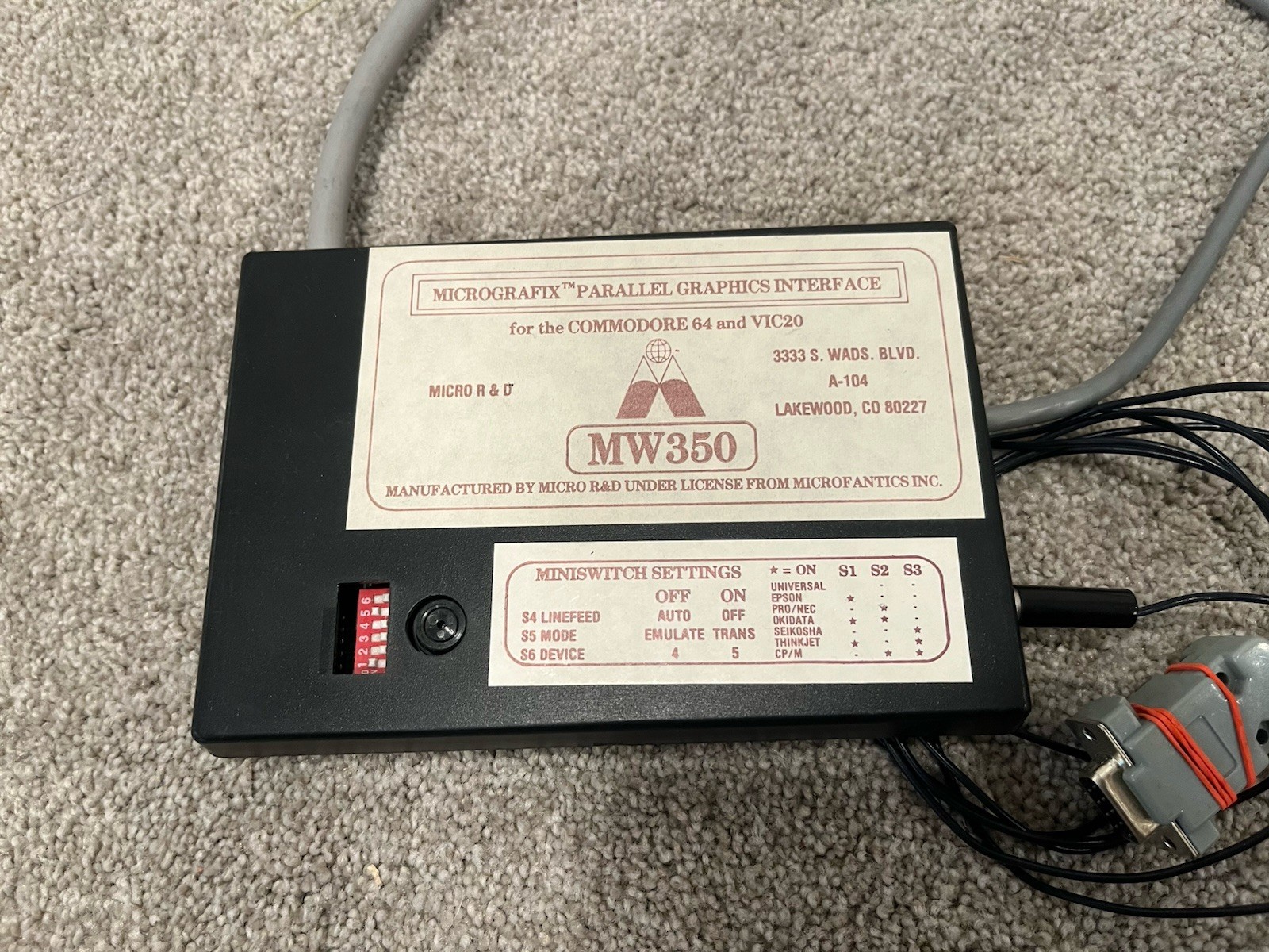 Commodore 64C Computer w/1541 Disk Drive, Power Supply, MW350, Modem 1200 & More
