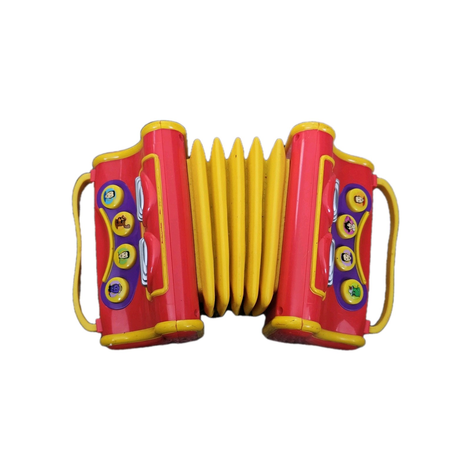 2004 The Wiggles Musical Accordion Toy Spin Master Tested