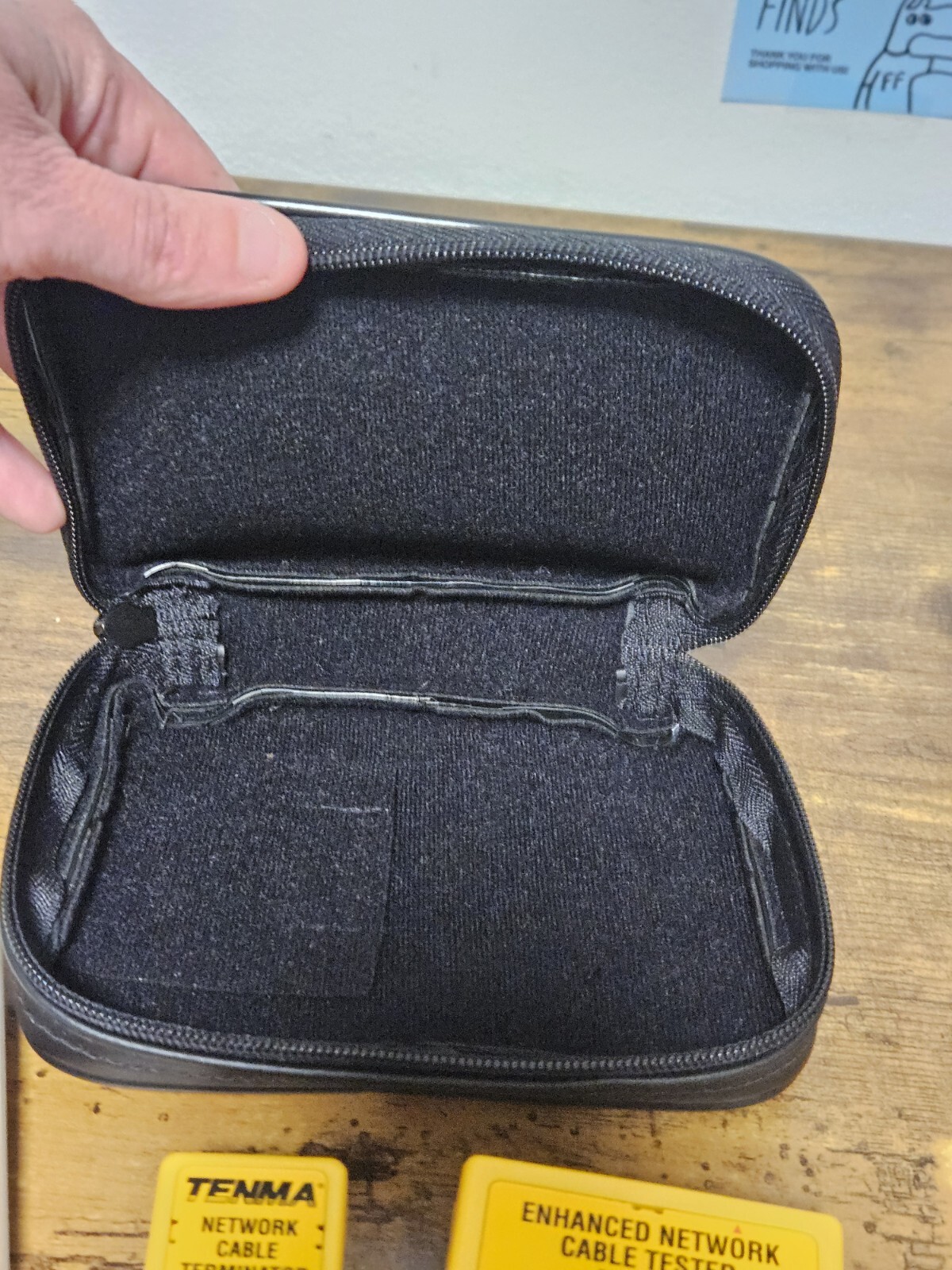 TENMA Enhanced Network Cable Tester & Cable Terminator 72-6268 Manual & Case