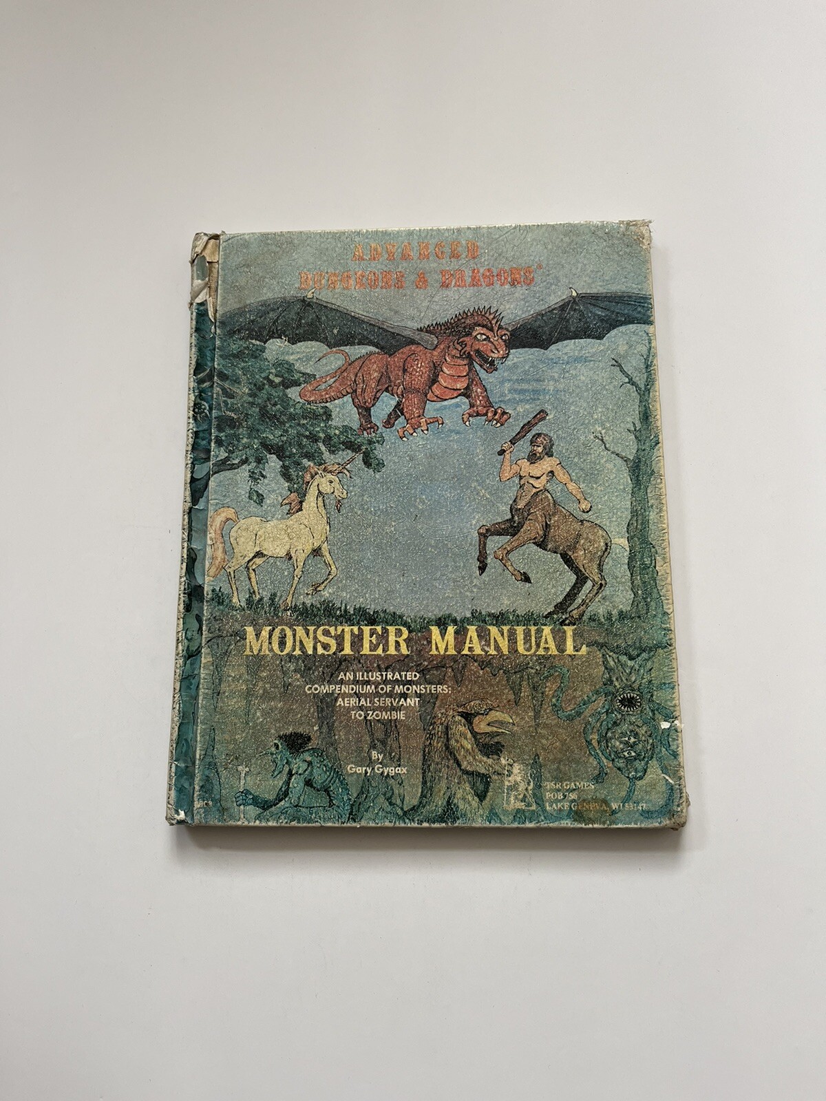 Advanced Dungeons & Dragons Monster Manual Hardback TSR 1978