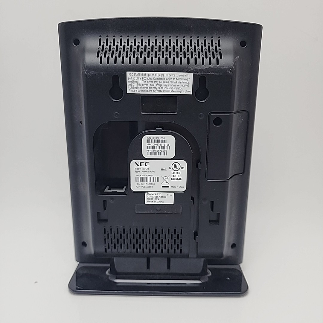 NEC AP20 IP DECT Access Point Model 730651 – PoE Tested Working