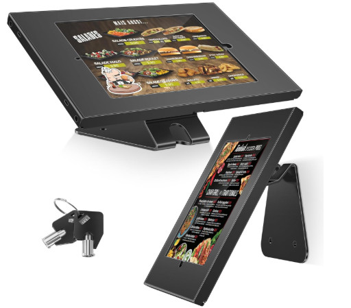 Anti-Theft Tablet Stand – iPad Locking & Security Stand, for iPad/ Air/ Pro
