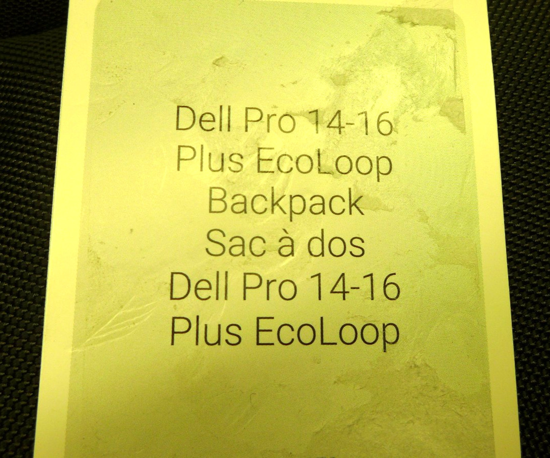NEW Dell Pro 14-16 Plus EcoLoop Backpack CP5723 29MD6