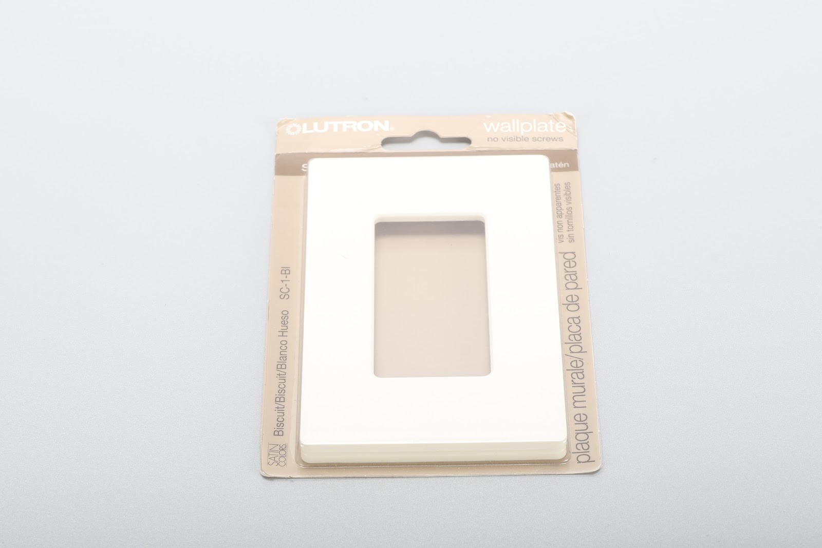 Lutron SC-1-BI 1-Gang Wallplate, Single Gang, White 401-230 REV A Lot of 6 - NEW