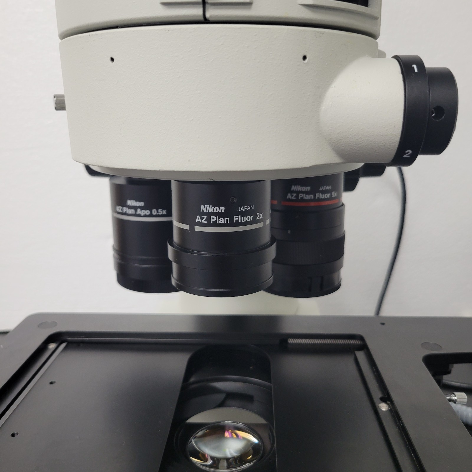 Nikon Stereo Microscope AZ100 Multizoom with Fluorescence and Trinocular Head