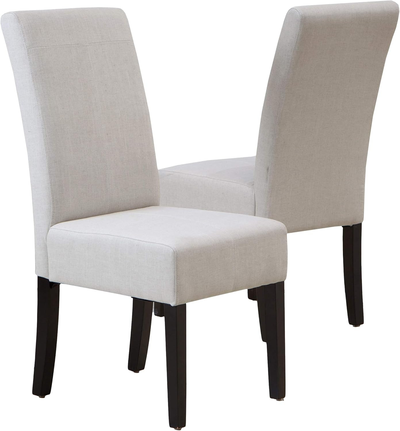 Pertica Linen Dining Chairs, 2-Pcs Set, Natural