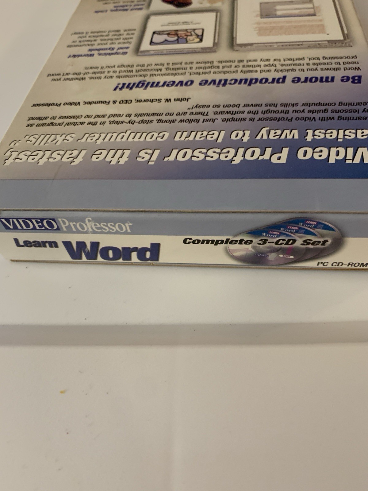 Video Professor Learn Word PC Software