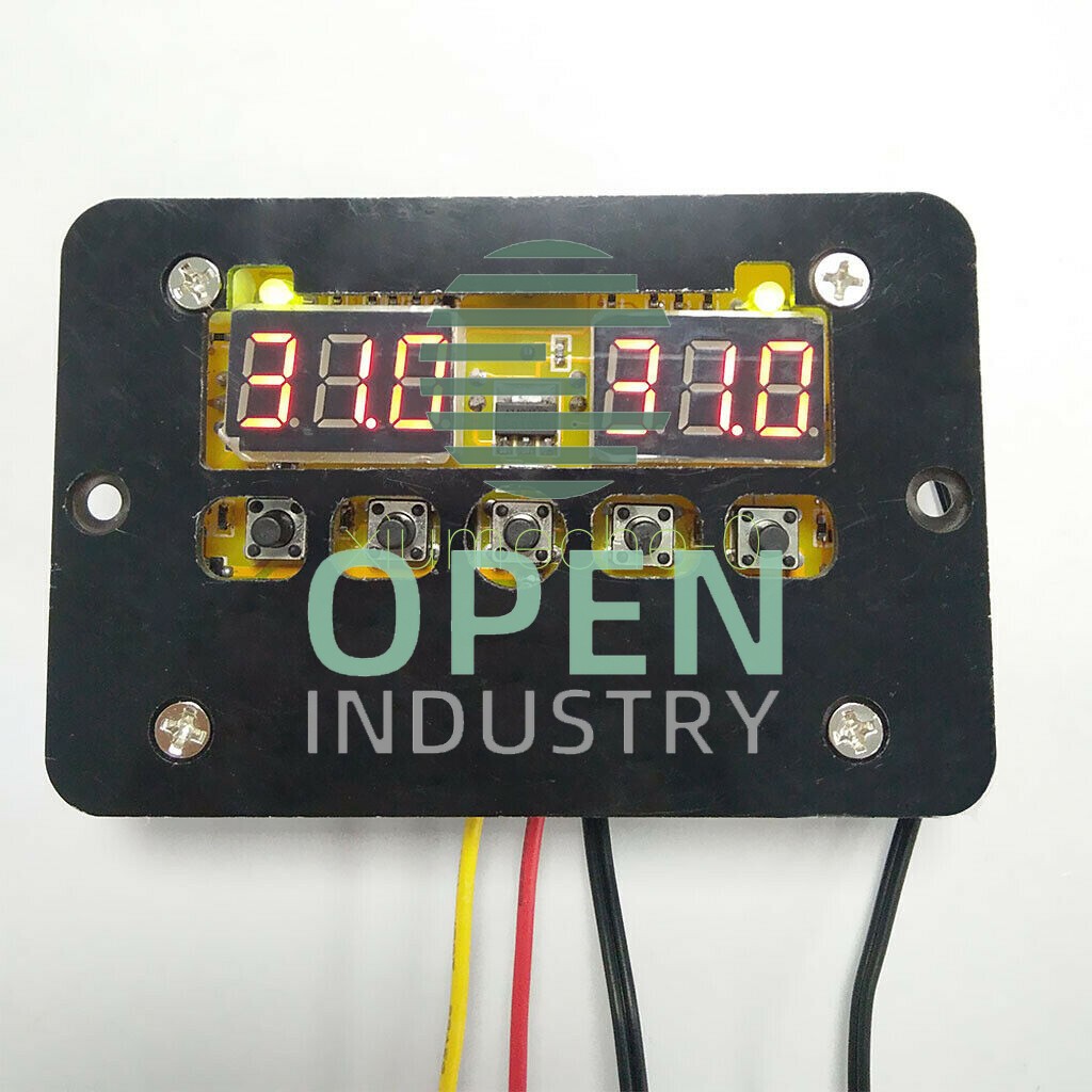 DC 12V NTC 10K Dual Digital Thermostat Temperature Controller Sensor Module NEW