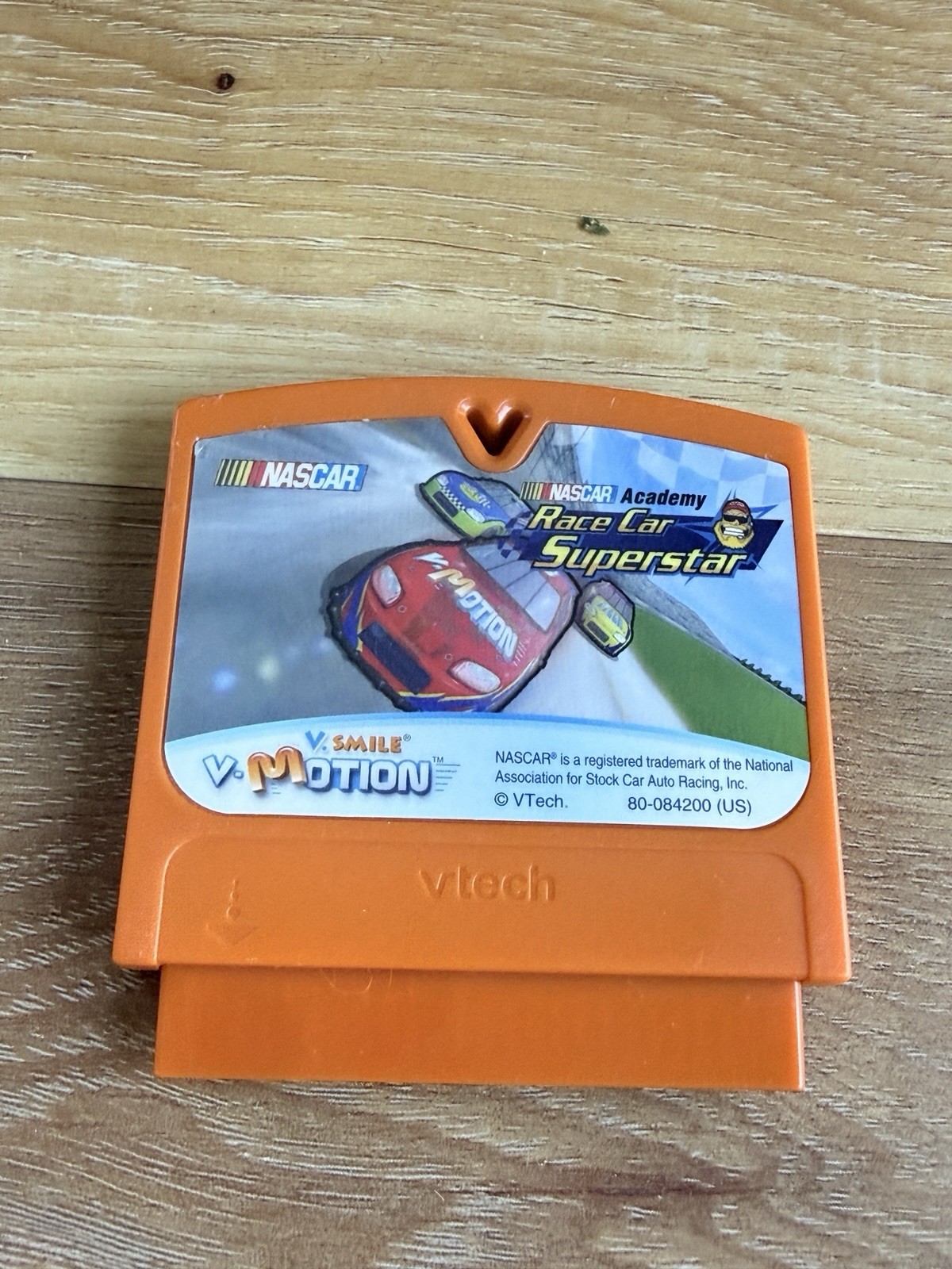 VTech V.Smile V.Motion NASCAR Race Car Superstar Learning Game Cartridge