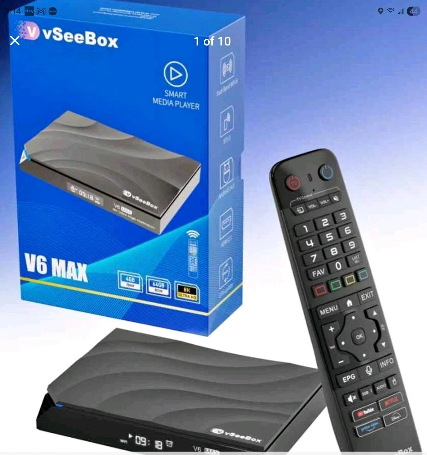 Vseebox Vsee V6 Max - Same Day Shipping Authorized Distributor Accept Offers