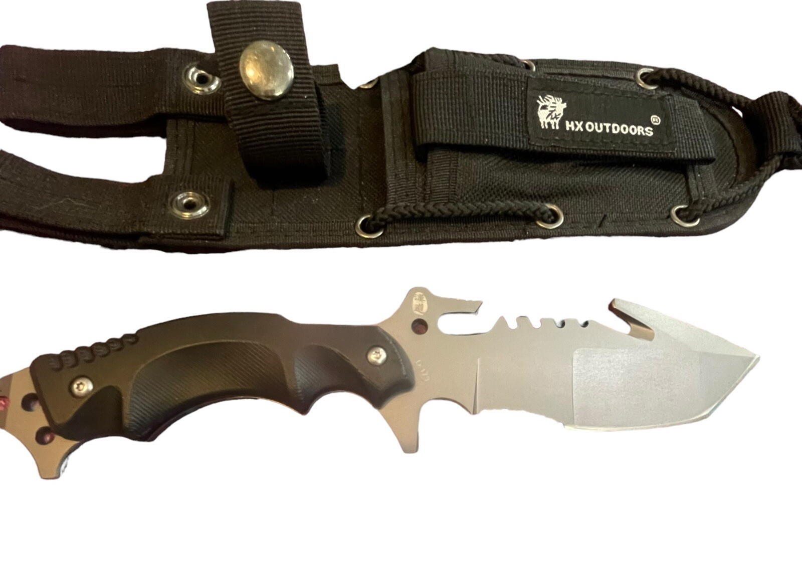 HX Outdoors D-173 Outdoor Survival Fixed Blade Knife 440C Steel G10 Handle