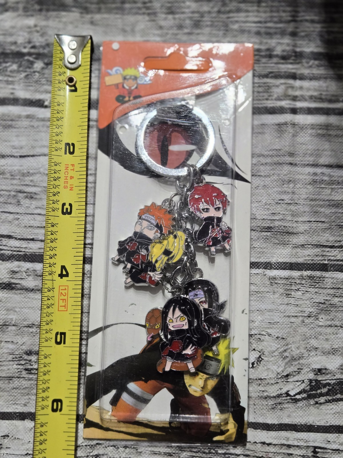 NEW IN PKG Naruto Anime Keychain Keyring
