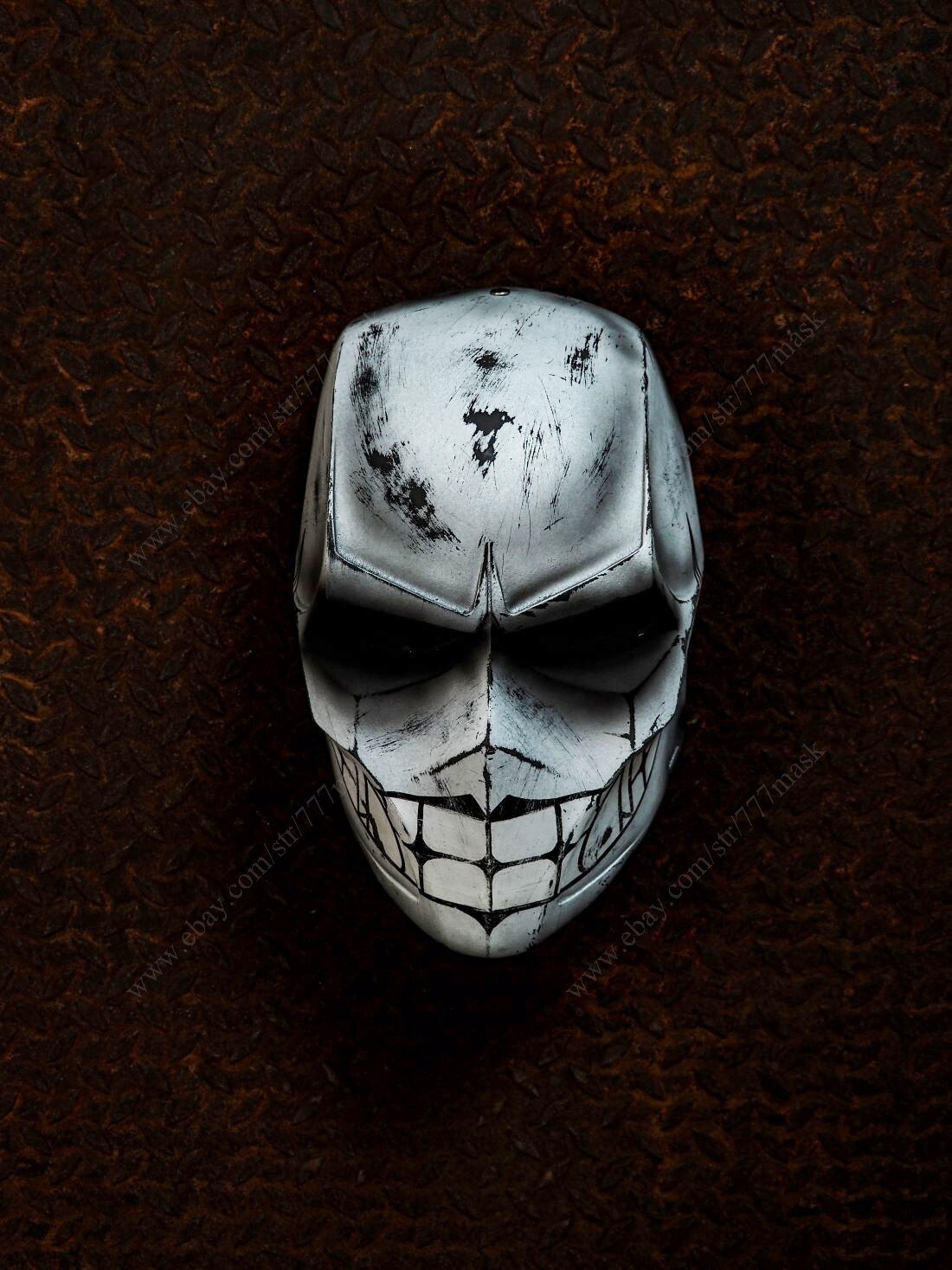 Custom Airsoft Mask Full Face BB Gun Helmet Halloween Costume Cosplay Smiley A18