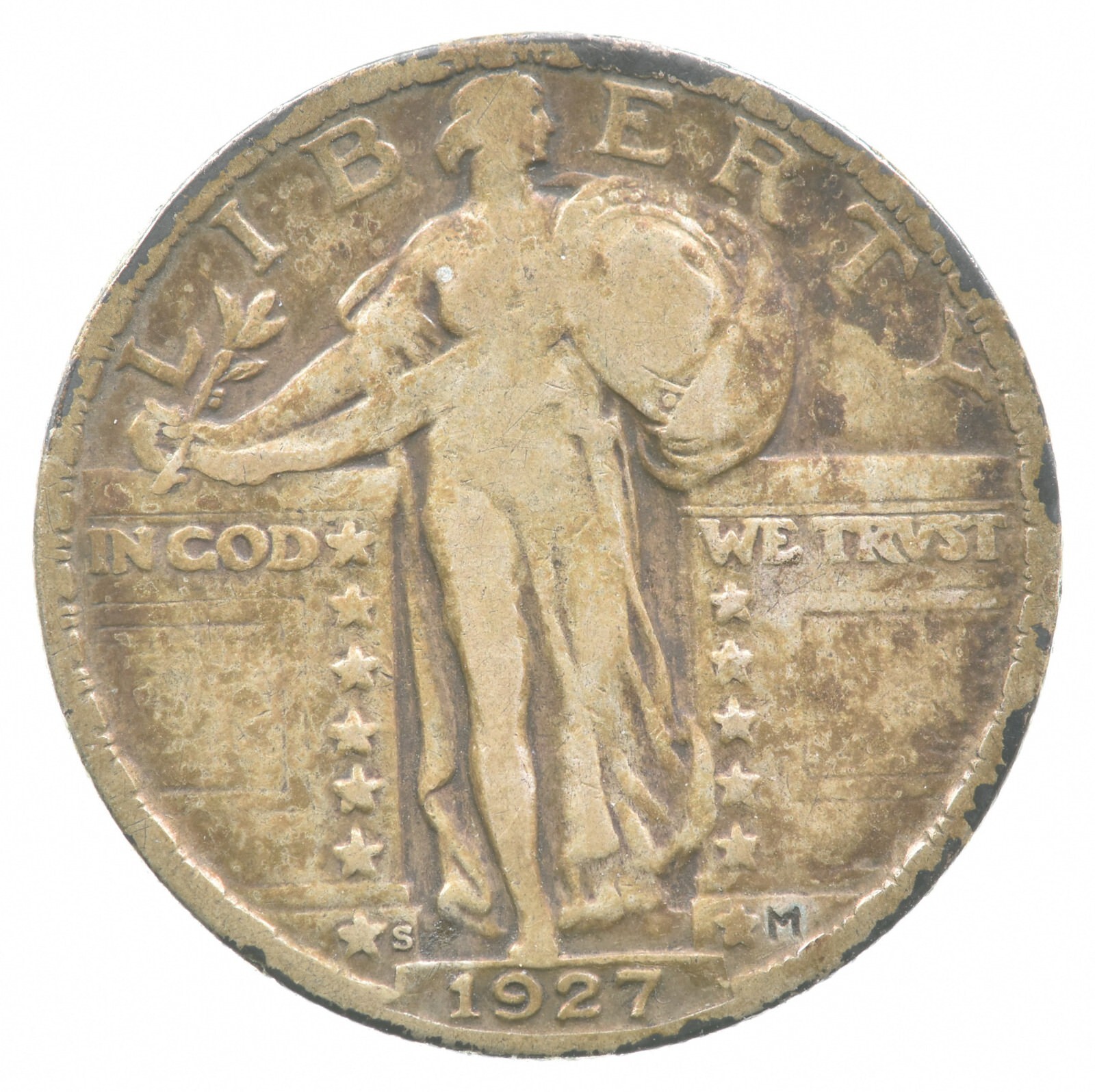 1927-S Standing Liberty Quarter *8208
