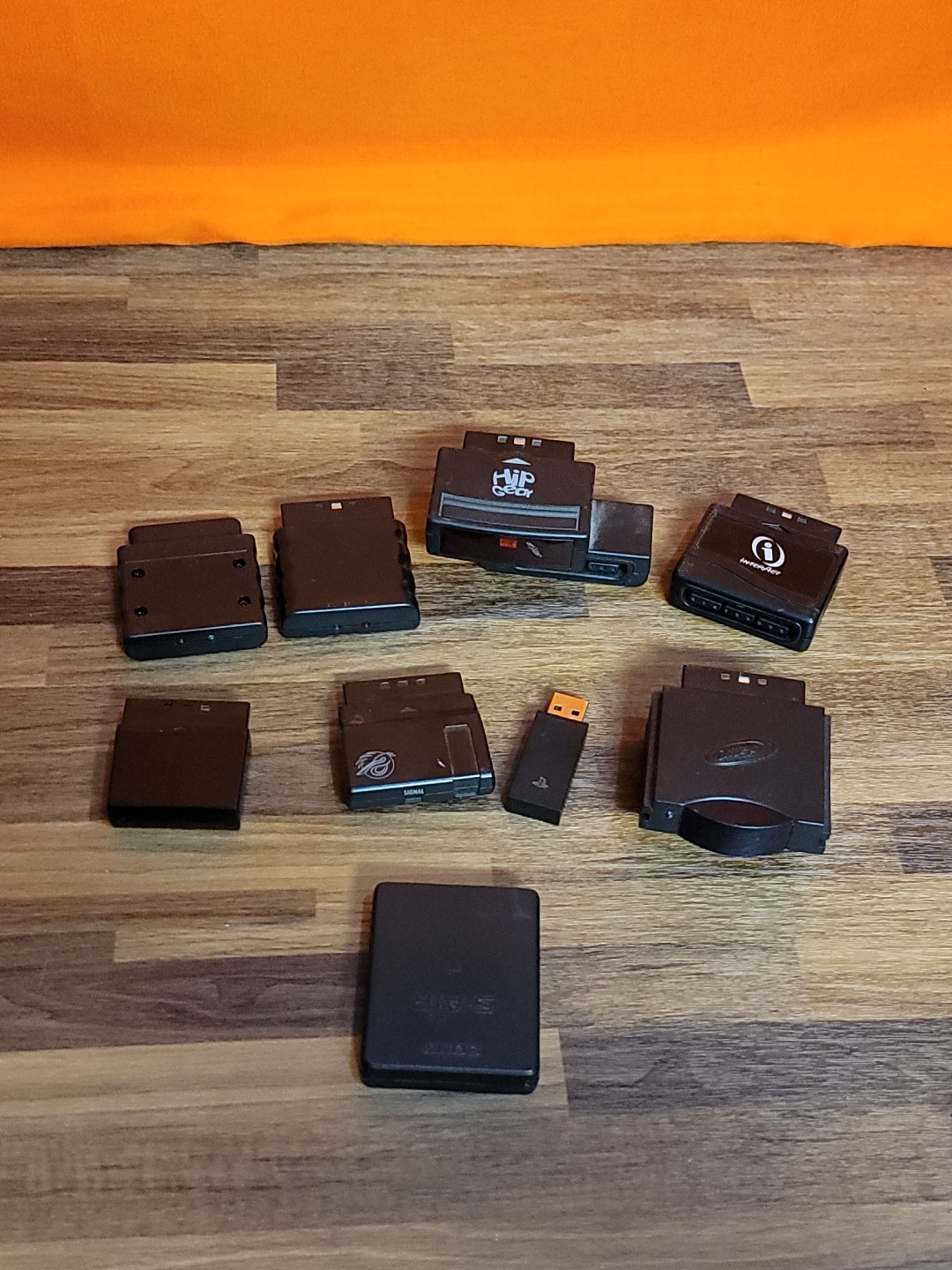 Lot of 9 Sony PlayStation Dongle Adapters  for PS2 PS3 ~ Please Read Description