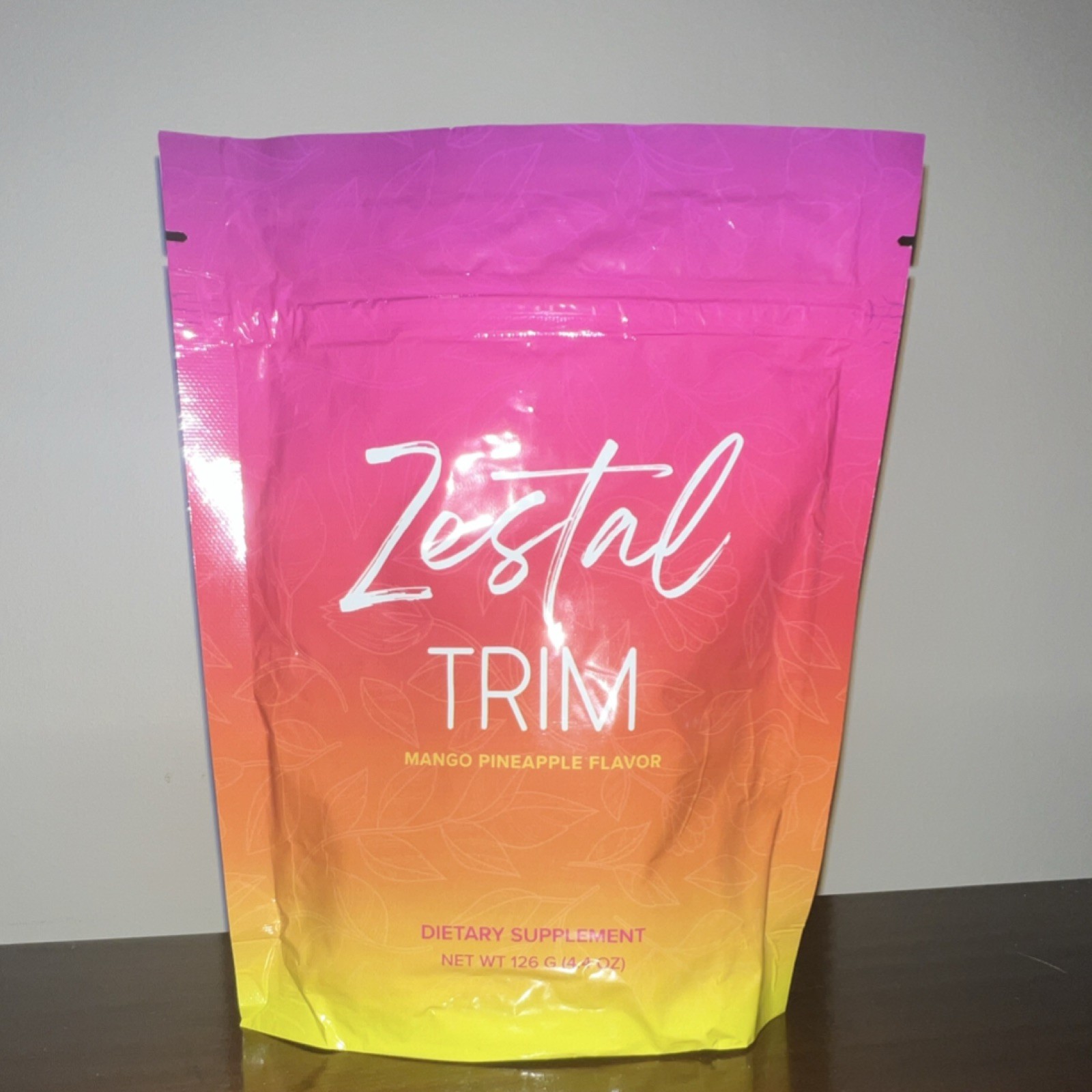Zestal Trim Mango Pineapple Weight loss Supplement Powder 126g Vegan Gluten Free
