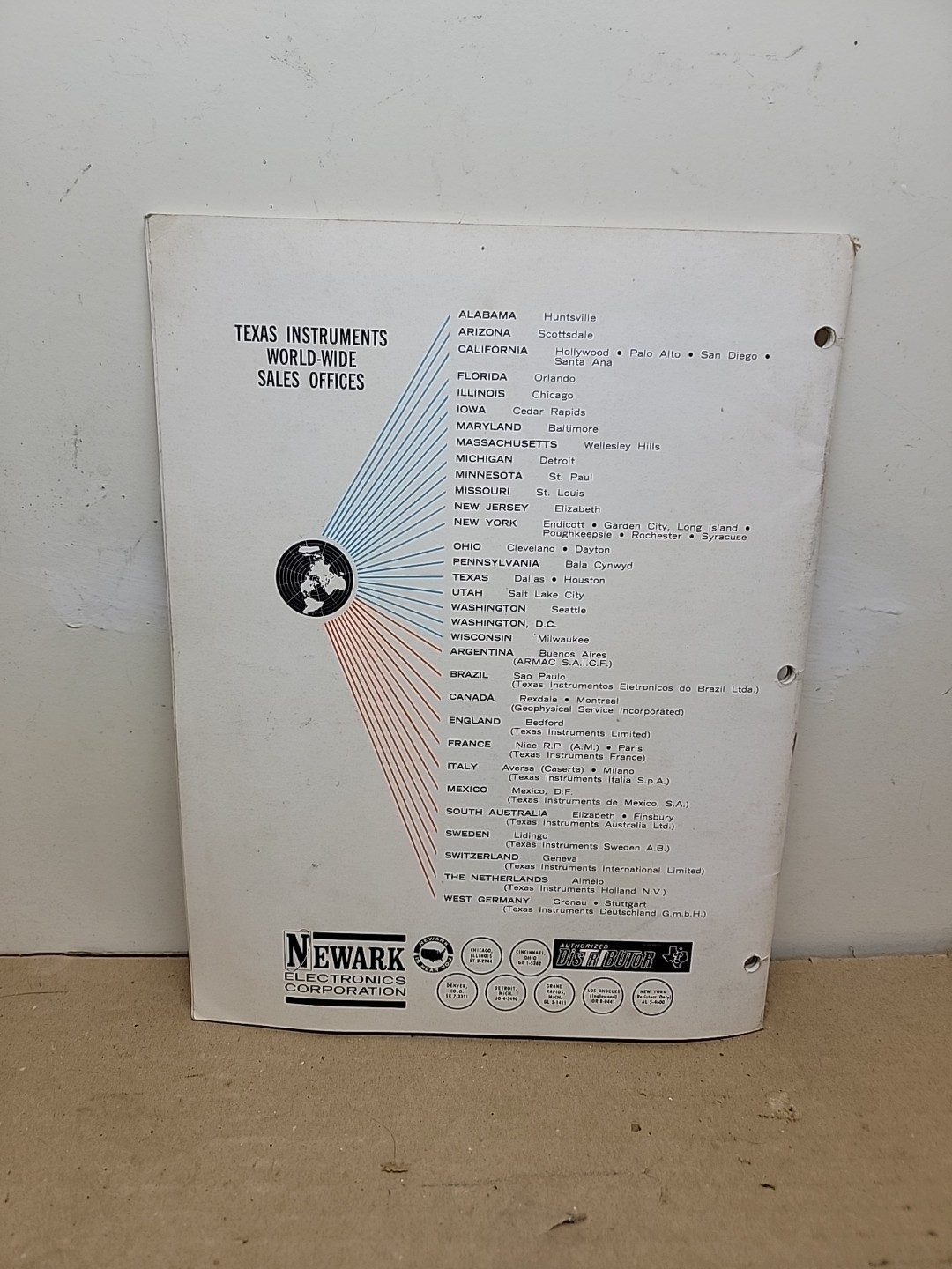 1963 TEXAS INSTRUMENTS CATALOG