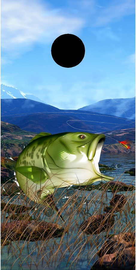 Grass camouflage bass fish fishing Cornhole board game decal wraps