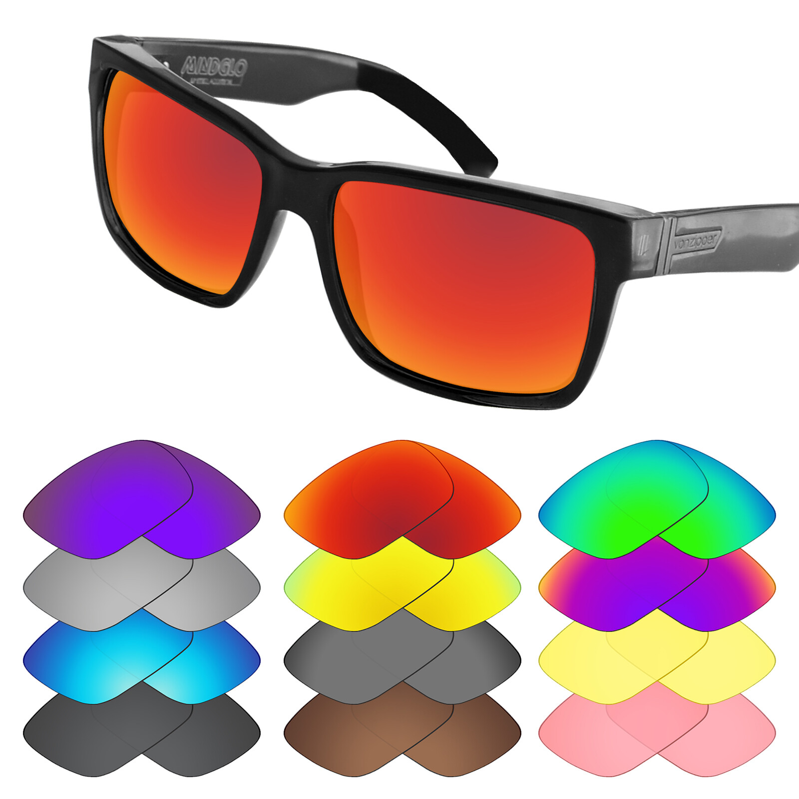 EYAR Polarized Replacement Lenses for-Von Zipper Elmore Sunglasses -Options