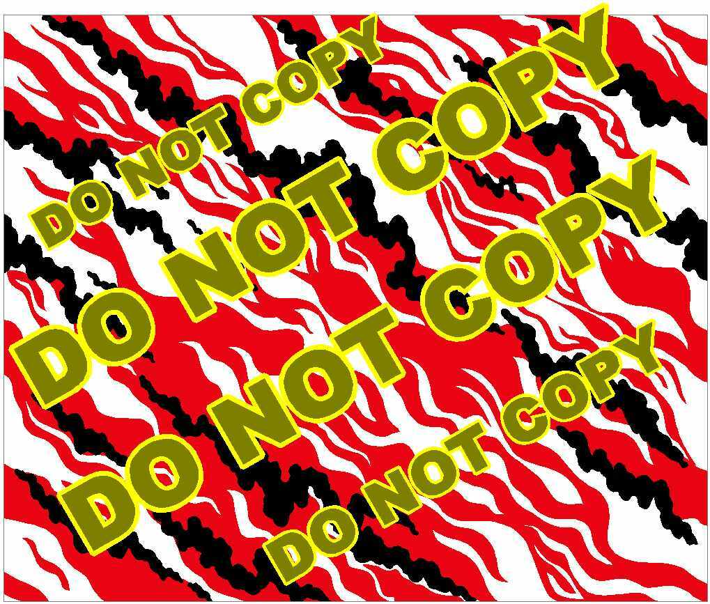Williams FIRE FIRE! Pinball Machine Flame Unit FLAME EFFECT DECAL