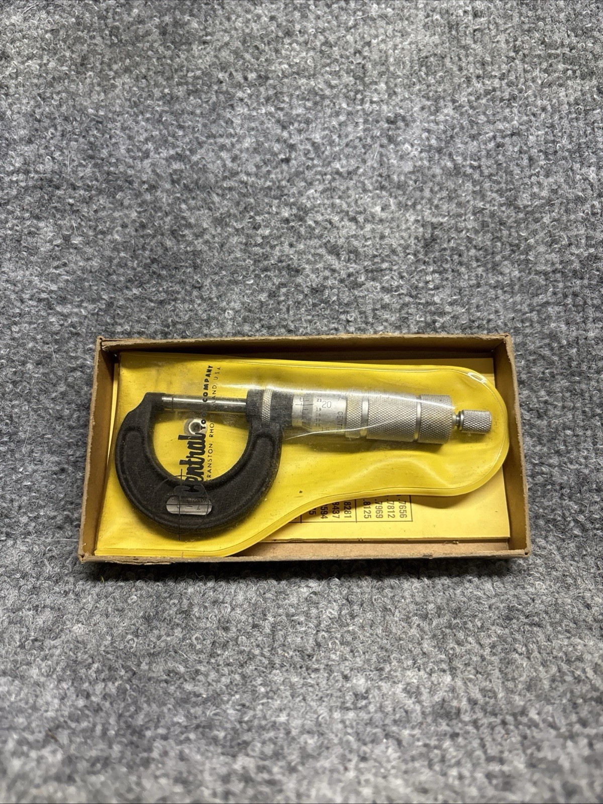 CENTRAL TOOL Micrometer 0-1 IN MEASURING TOOL