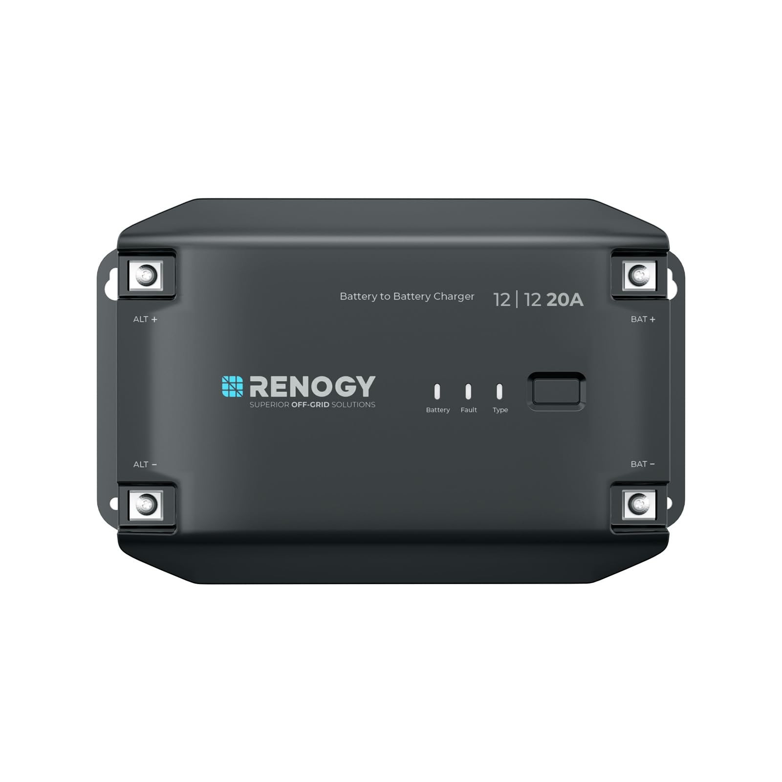 Renogy 12V 20A DC to Battery Charger with Multi-Stage [Upgraded]