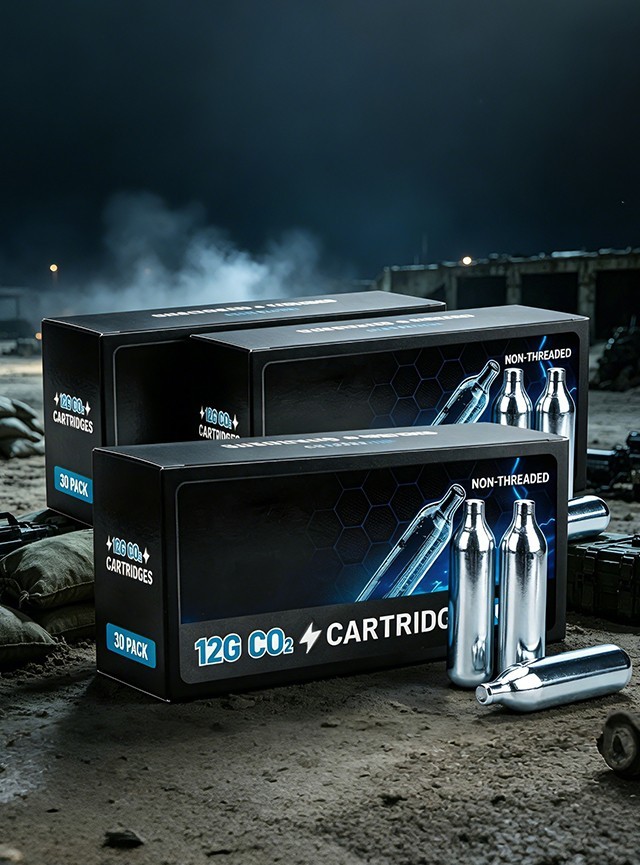 12g  90 Pack CO2 Cartridges Compatible with Air Pistols, BB Guns & Air Rifles