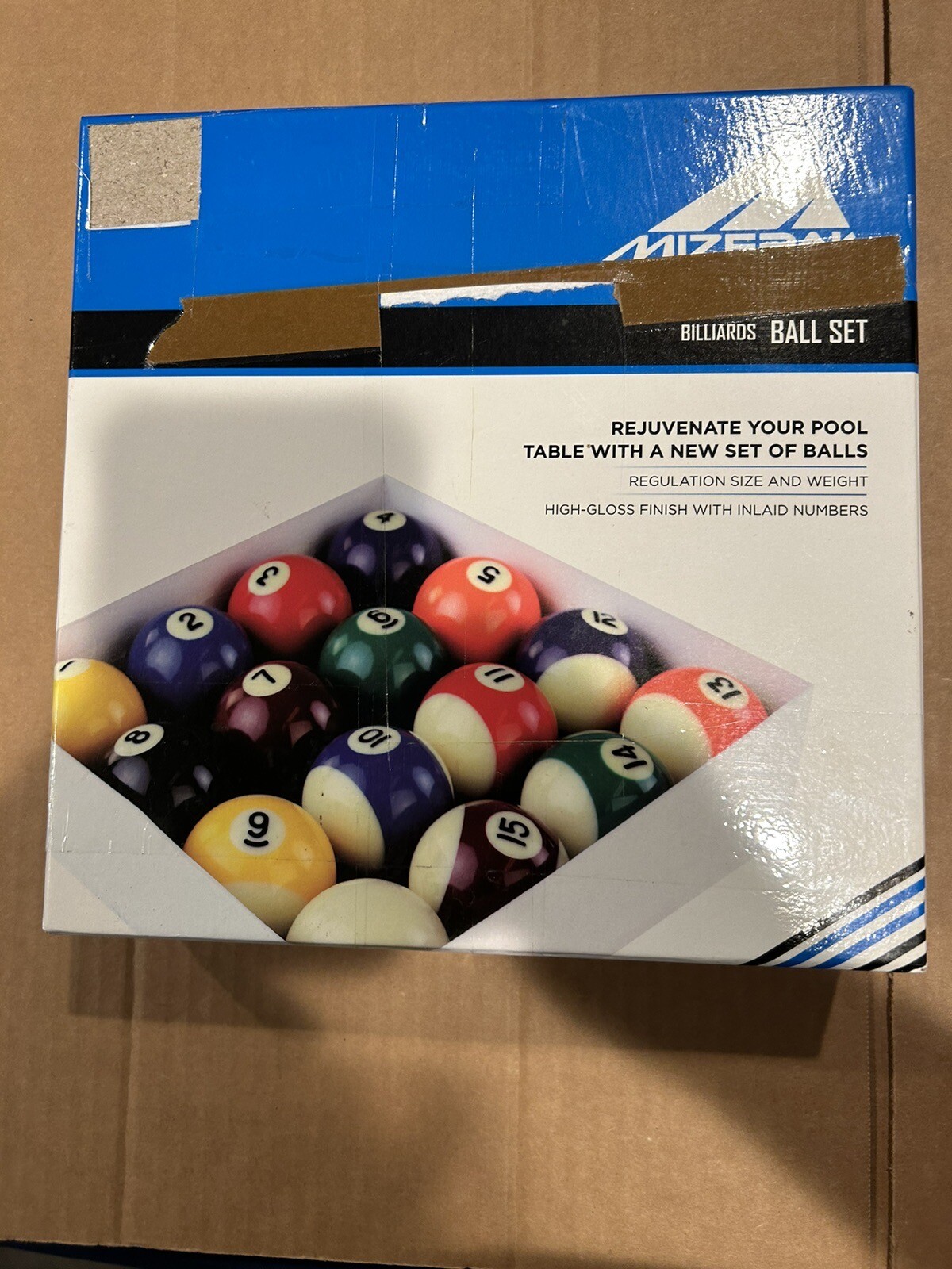 Mizerak Billiards Ball Set. Used Complete Set