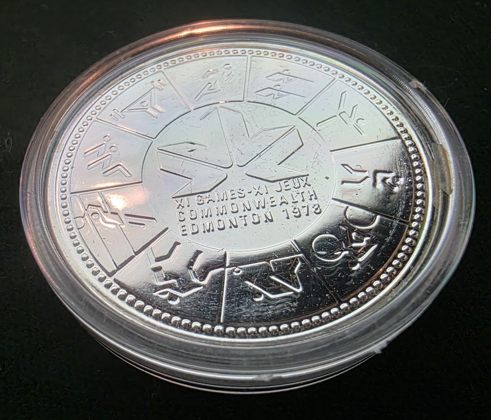 1978 CANADA PROOF SILVER DOLLAR COIN EDMONTON