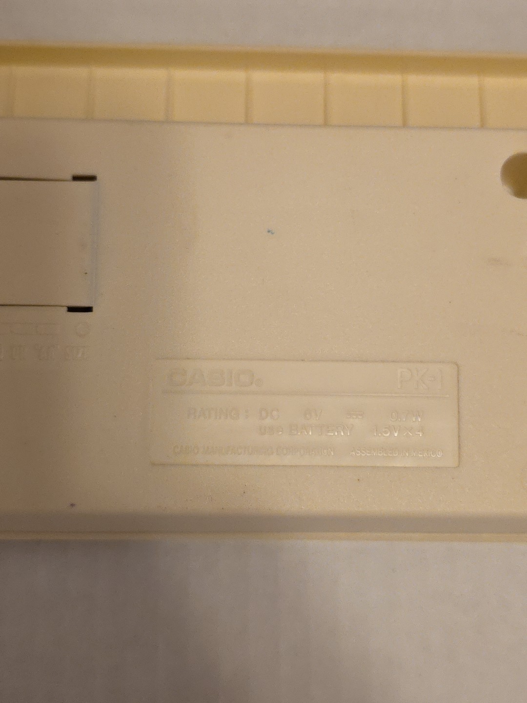 Vintage Casio PK-1 32-Key Electric Keyboard Pulse Code Modulation Working