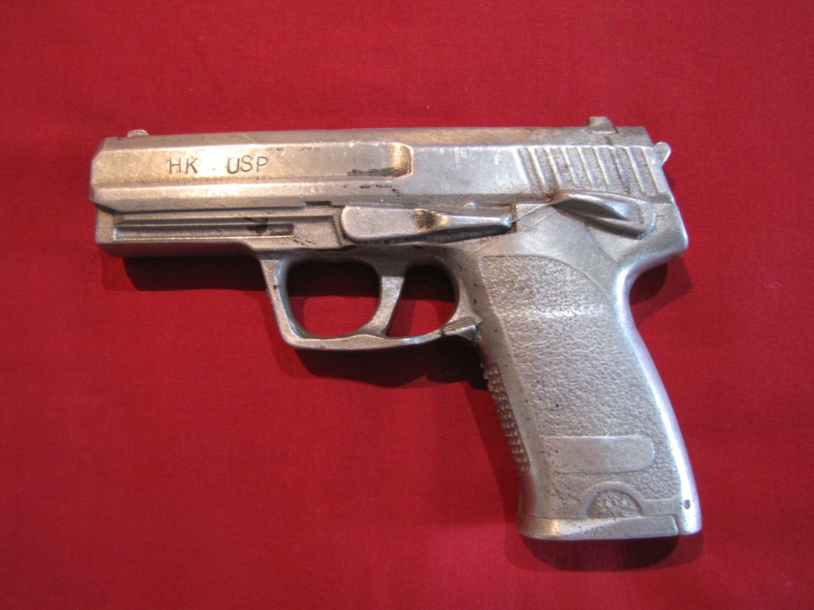 HK USP 9mm Cast Aluminum Military Training Pistol Prop Gun Non-Firing