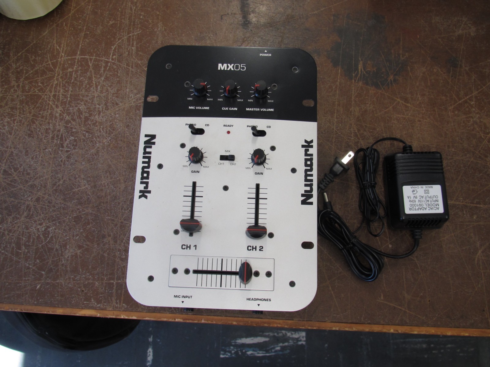 Numark MX05 2 Channel Controller System MX 05 w/ Power Supply