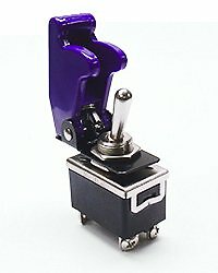 Safety Toggle Switch DPST 20 Amp " PURPLE"