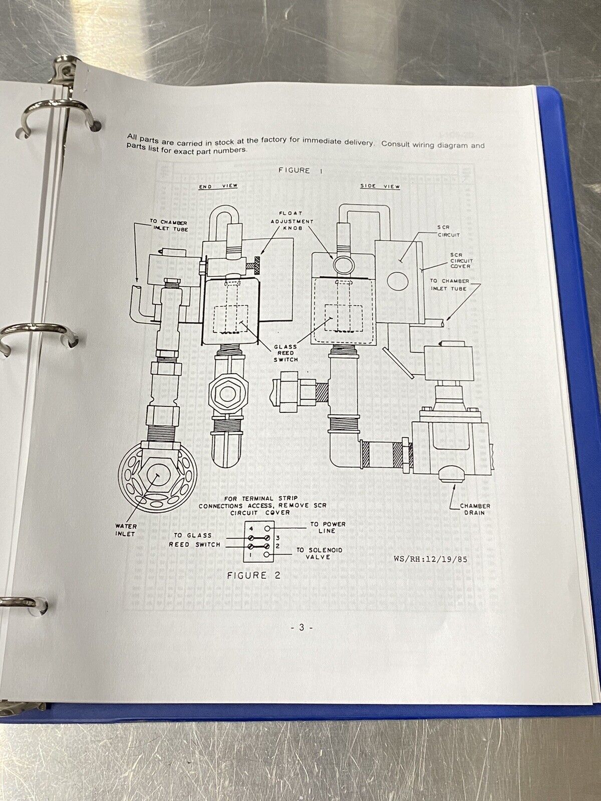 Blue M AC Series Humidity Chamber - Users Guide / Instruction Book